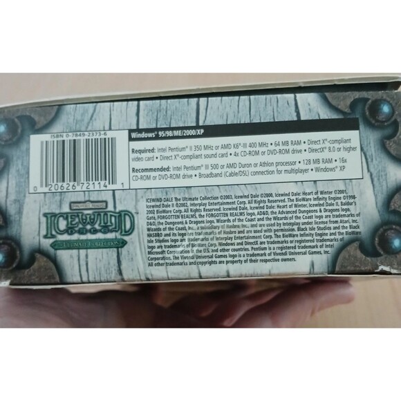 Icewind Dale Ultimate Collection Forgotten Realms PC Win 95/98/Me/2000/XP CIB - Picture 14 of 15